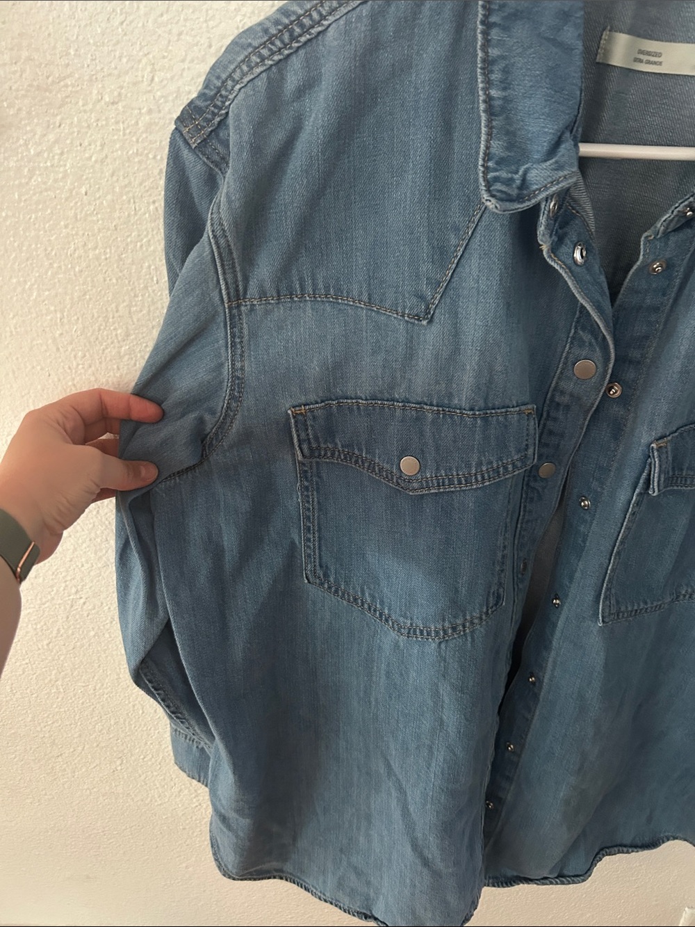 Universal Thread Oversized Denim Shacket - Picture 4 of 7